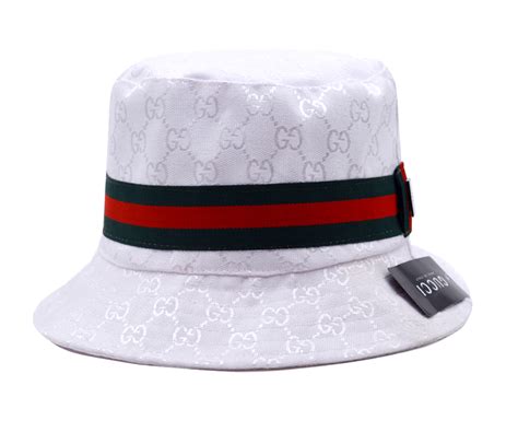 white gucci snapback|authentic Gucci bucket hat.